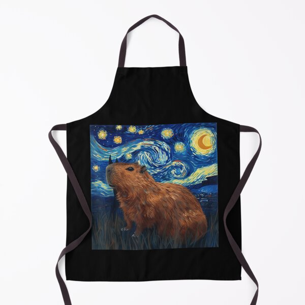 Item preview, Capybara Van Gogh Style Starry Night Art for Men Women Kids , Capybara Gift Lover designed and sold by DZIRI NAJAT.