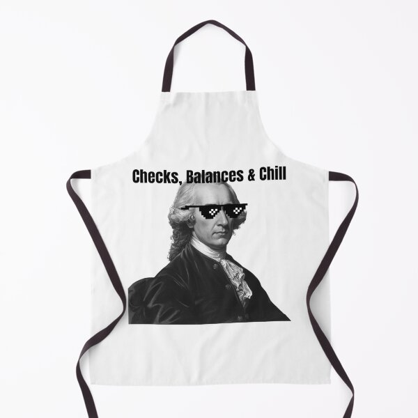Item preview, Montesquieu Quote Checks And Balances And Chill designed and sold by daniqsa.