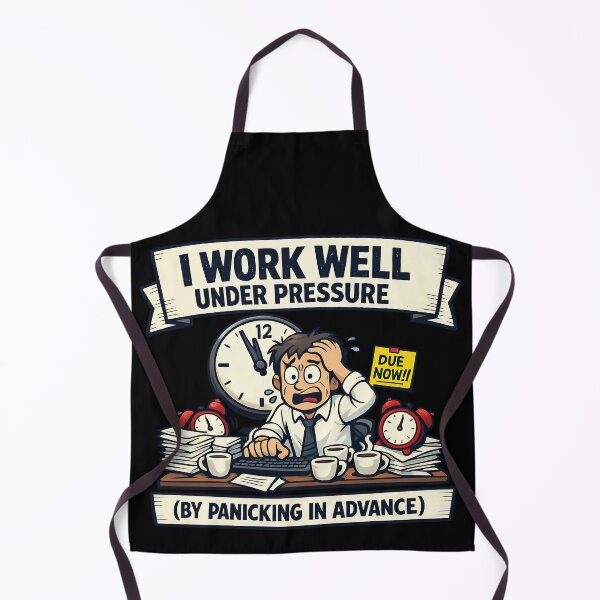 Item preview, I Work Well Under Pressure Panicking In Advance Funny Office Humor designed and sold by TeeTimeTreasure.