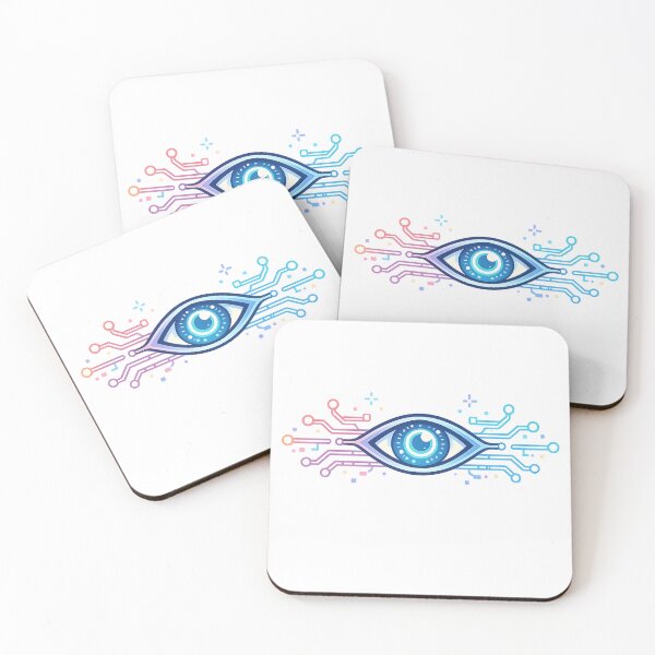 Item preview, Digital AI Eye with Neural Circuit Connections designed and sold by Lumiart1408.