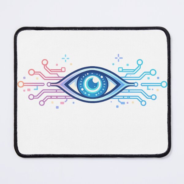 Item preview, Digital AI Eye with Neural Circuit Connections designed and sold by Lumiart1408.