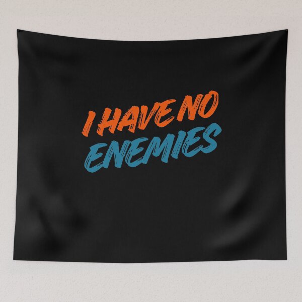 Item preview, I Have No Enemies Sword Quote Minimal Line Art Design designed and sold by Graphizia.
