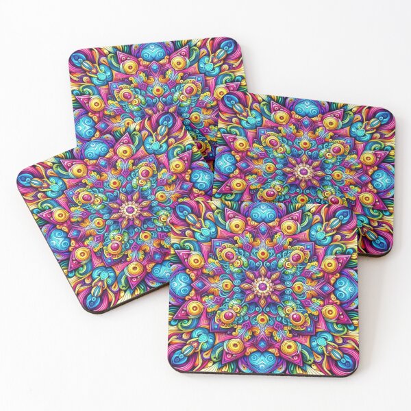 Item preview, Mystic Balance – Colorful Mandala Design designed and sold by Dogandesighn.