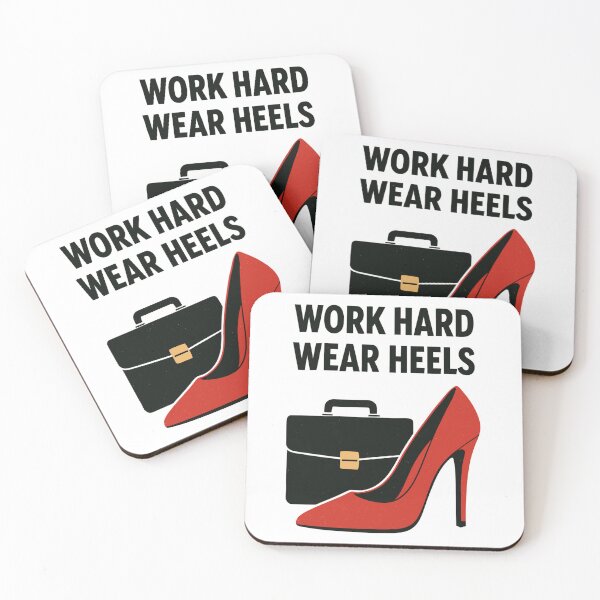 Item preview, Business Babe: Work Hard Wear Heels designed and sold by Pineapple-Tree.