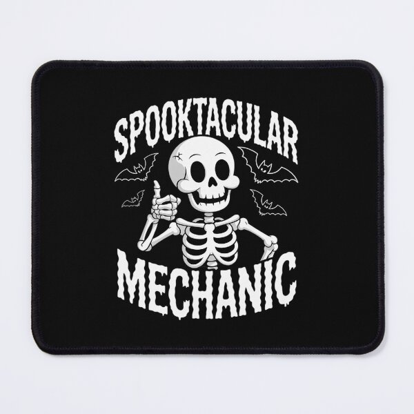 Item preview, Spooktacular Mechanic Skeleton Halloween designed and sold by FadeOfThrone.