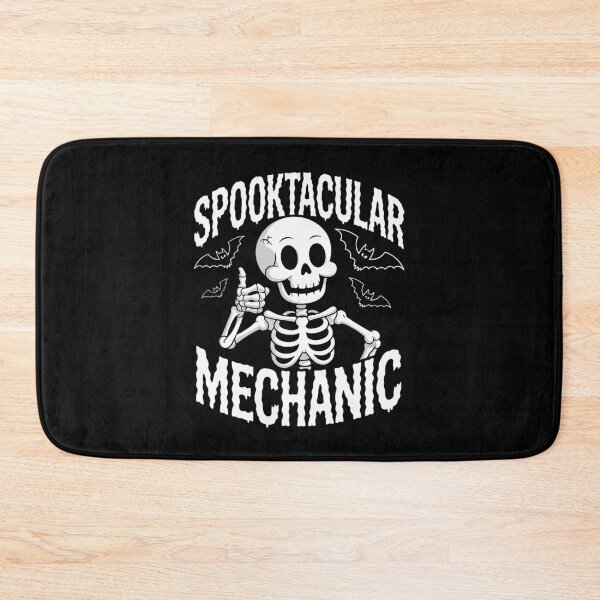 Item preview, Spooktacular Mechanic Skeleton Halloween designed and sold by FadeOfThrone.