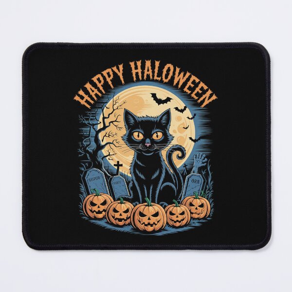 Item preview, Spooky Black Cat with Full Moon & Pumpkins Halloween Costume designed and sold by MarryIsMonth.