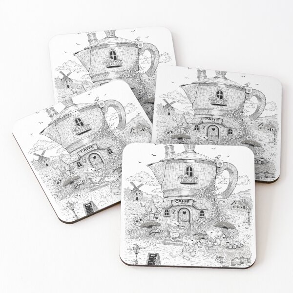Item preview, Whimsical Mouse Caffe Cottage designed and sold by Lorena Tiana.