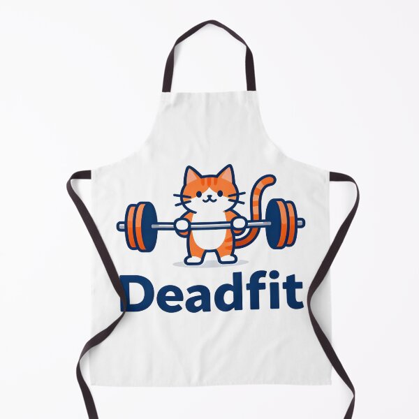 Item preview, cat weightlifting deadfit designed and sold by Uglyandcute.