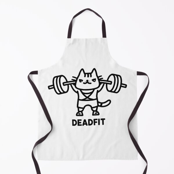 Item preview, cat weightlifting deadfit designed and sold by Uglyandcute.