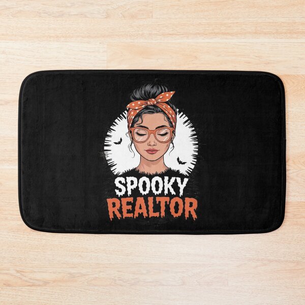 Item preview, Spooky Real Estate Agent Halloween Messy Bun Realtor designed and sold by FadeOfThrone.