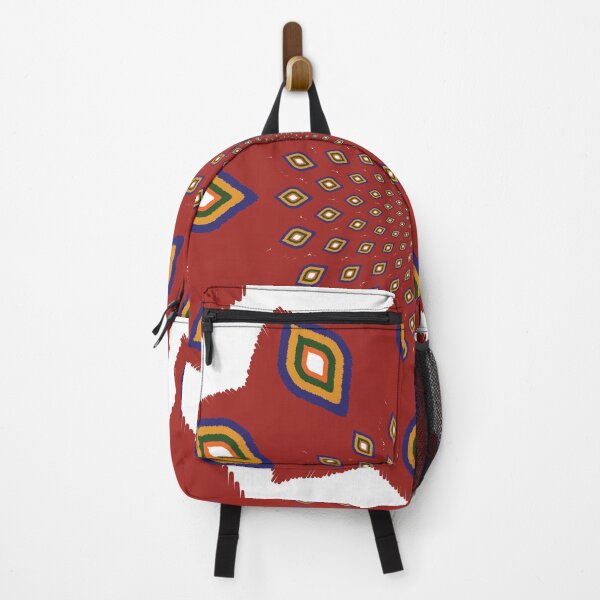 Item preview, Red Mandala Folk Geometry designed and sold by OIL Pattern Design .
