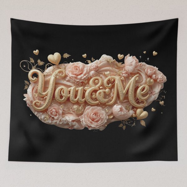 Item preview, Luxury Love Typography – Romantic Valentine Gift Design designed and sold by YourTrendyTees.