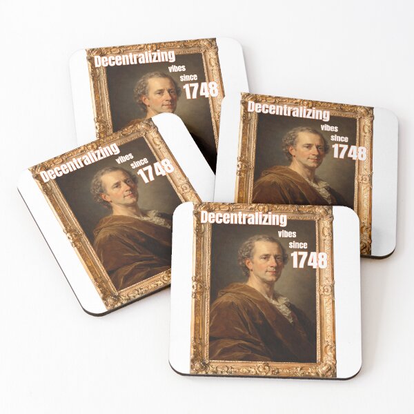 Item preview, Montesquieu Spirit of the Laws Decentralizing Vibes designed and sold by daniqsa.