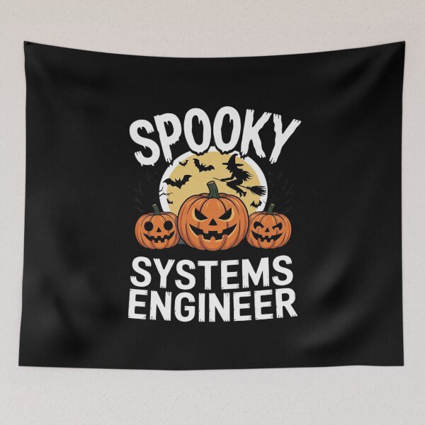 Item preview, Spooky Systems Engineer Halloween designed and sold by MarryIsMonth.