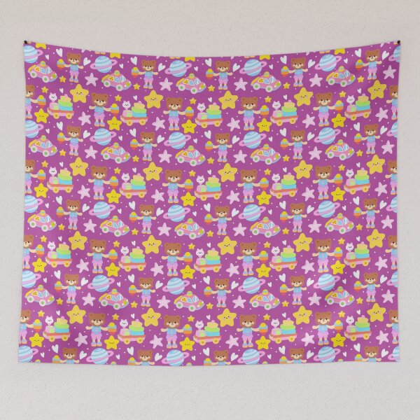 Item preview, Floating Toy Galaxy Seamless  designed and sold by KJackArtwork.