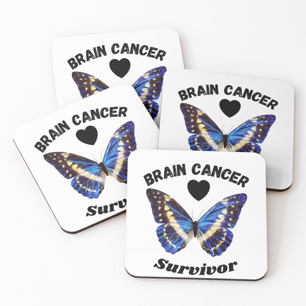 Item preview, Brain Cancer Survivor Butterfly - Hope, Strength Awareness Sticker designed and sold by Artistshert.