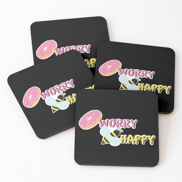 Item preview, Donut Worry, Be(e) Happy  designed and sold by TheRightNotes.