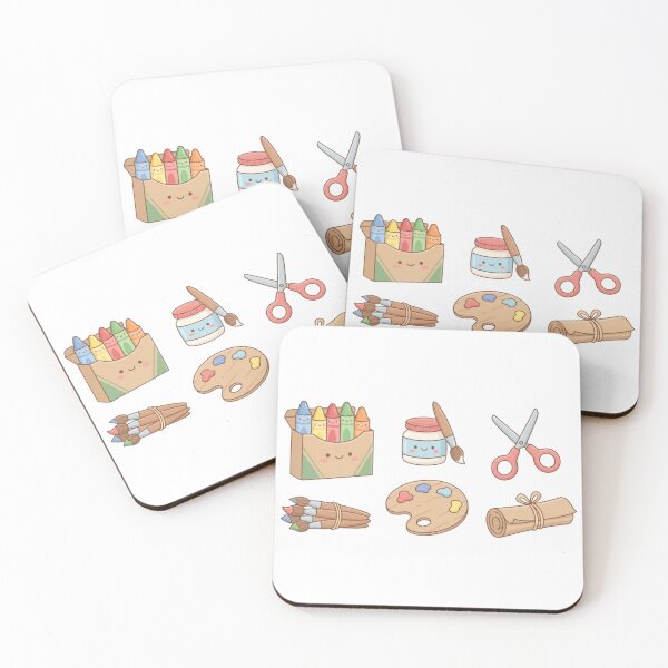 Item preview, Kawaii Kindergarten Art Supplies designed and sold by xMErCUrY03x.