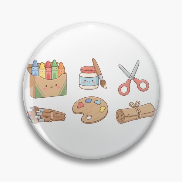 Item preview, Kawaii Kindergarten Art Supplies designed and sold by xMErCUrY03x.