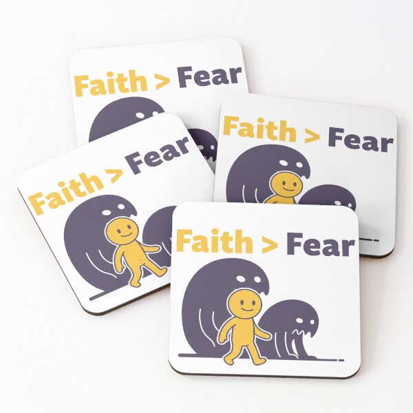 Item preview, Faith Over Fear Christian Faith Illustration Urban Design designed and sold by TrackinDaTrends.