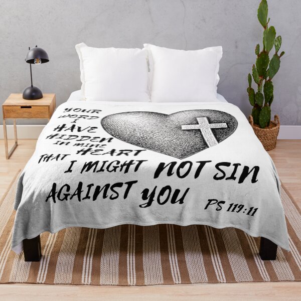 Item preview, Psalm 119:11 Your Word Hidden in My Heart designed and sold by Clothed in Scripture.