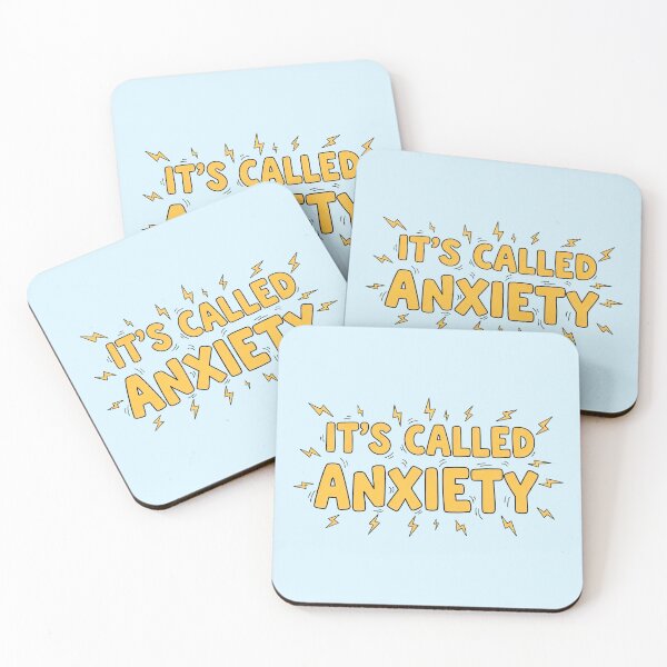Item preview, It’s Called Anxiety Lightning Bolt designed and sold by nuel-art.