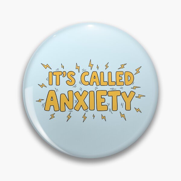 Item preview, It’s Called Anxiety Lightning Bolt designed and sold by nuel-art.