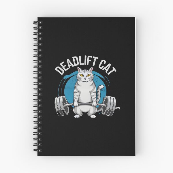 Item preview, cat weightlifting deadfit designed and sold by Uglyandcute.
