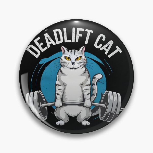 Item preview, cat weightlifting deadfit designed and sold by Uglyandcute.