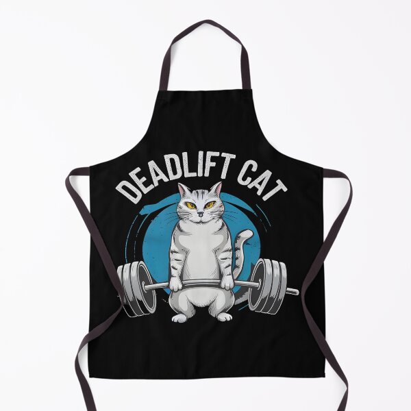 Item preview, cat weightlifting deadfit designed and sold by Uglyandcute.