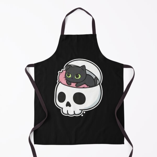 Aperçu de l'œuvre crâne kawaii avec chat créée et vendue par likekillersx.