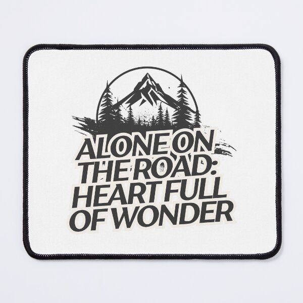Item preview, Alone on the Road, Heart Full of Wonder – Solo Travel Adventure T-Shirt designed and sold by ETcompany.