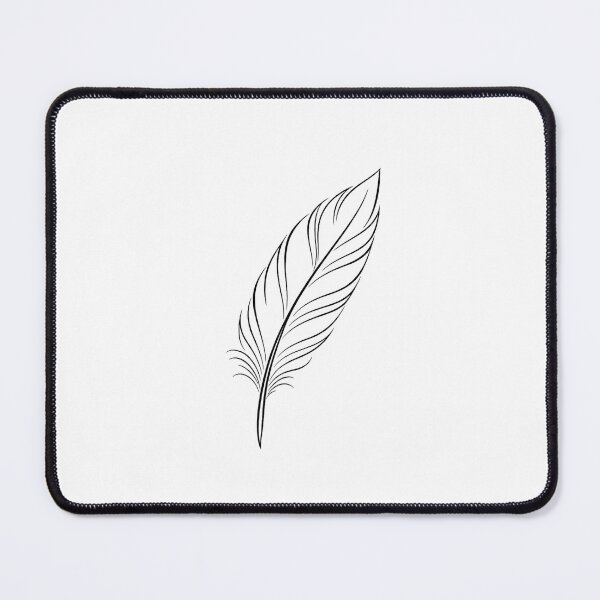 Item preview, Minimal Feather – Lightness and Freedom Symbol designed and sold by Napini.