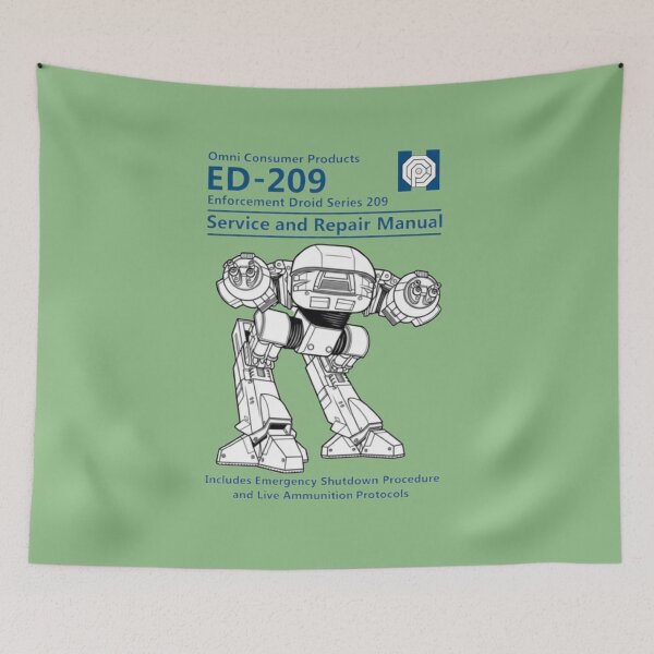 Item preview, Retro Sci‑Fi Corporate Droid Manual designed and sold by Wawan35200.