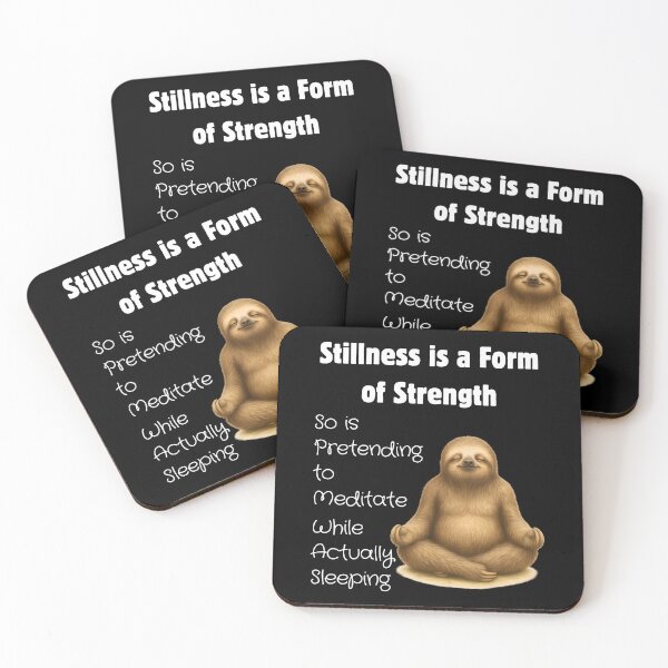 Item preview, Sloth Meditation designed and sold by SquirrelDesignLLC.