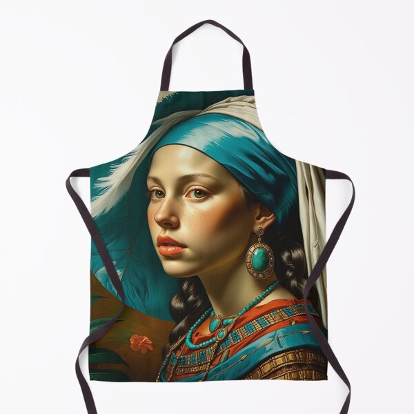 Item preview, The Girl With the Sky Halo | Mythpunk Portrait | Alt Hist Art History designed and sold by TheOuroborean.