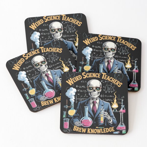 Item preview, Weird Science Skeleton Halloween Teachers Brew Knowledge designed and sold by MarryIsMonth.