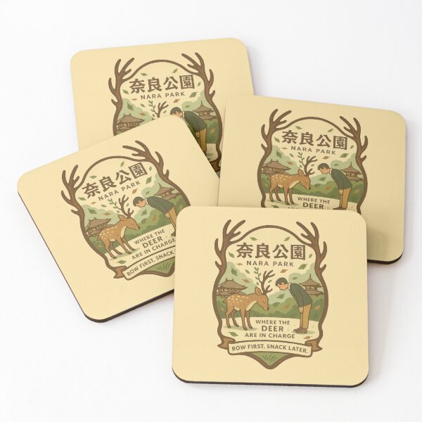 Item preview, Bowing Gently With Nara’s Deer designed and sold by EdvvinStudios.