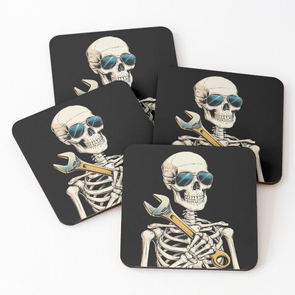 Item preview, Womens Skeleton With Engineer Mechanic Tools Haloween Job Team V. designed and sold by FadeOfThrone.