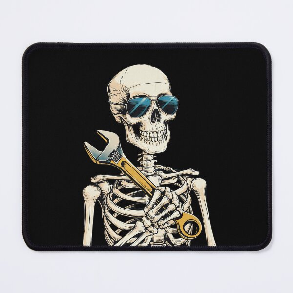 Item preview, Womens Skeleton With Engineer Mechanic Tools Haloween Job Team V. designed and sold by FadeOfThrone.