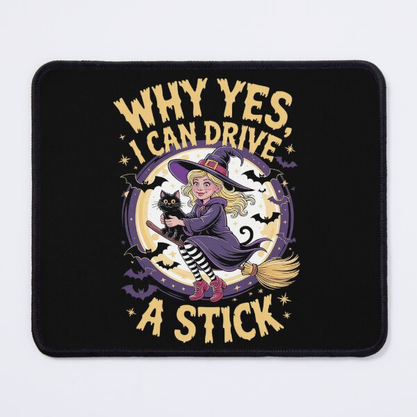 Item preview, Yes Actually I Can Drive A Stick Halloween Witch Costume designed and sold by MarryIsMonth.