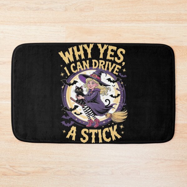 Item preview, Yes Actually I Can Drive A Stick Halloween Witch Costume designed and sold by MarryIsMonth.