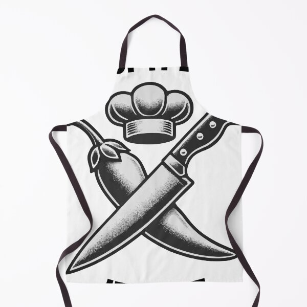 Item preview, Chef Life Knife & Chilli Illustration – Culinary Skull Style Cooking Art designed and sold by Glitterblix.