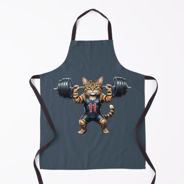 Item preview, cat weightlifting deadfit designed and sold by Uglyandcute.