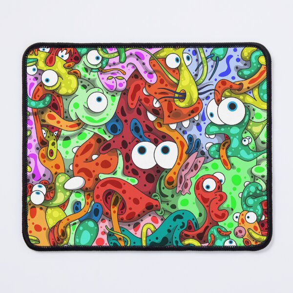 Item preview, Color Tiles #1A - A colony of sticky creatures designed and sold by liquid-print.