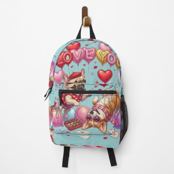 Item preview, Funny French Bulldog & Corgi Puppy Valentine's Day | Love You Balloons & Sunglasses designed and sold by E-SarnEdge.