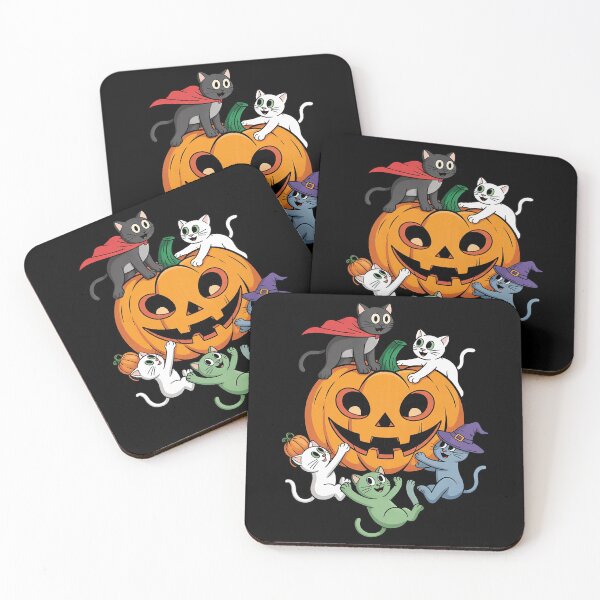 Item preview, Zombie Witch Cats In Pumpkin Cute Halloween2 designed and sold by FadeOfThrone.