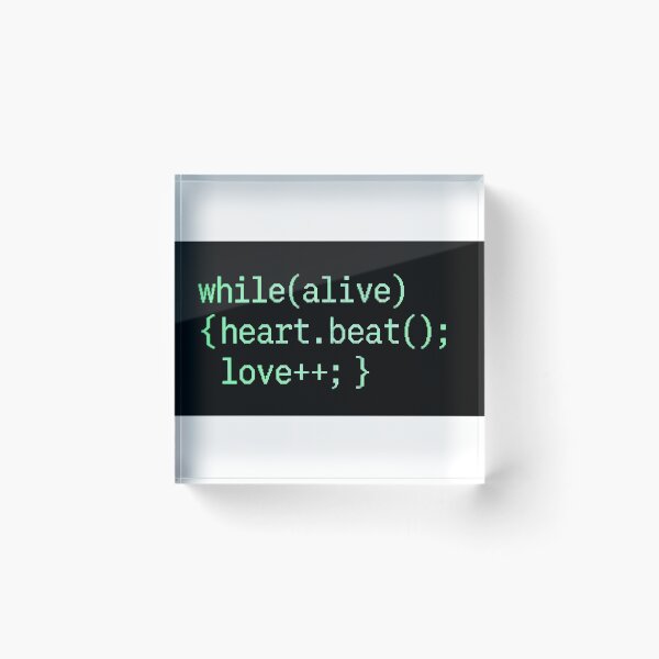 Item preview, Love Code Programmer Funny Geek Valentines Day Sticker Shirt Tech Gift designed and sold by GiftsForge.