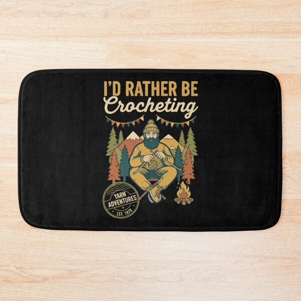 Item preview, Id Rather Be Crocheting Crochet Lover, Knitting, designed and sold by LuminOrb.